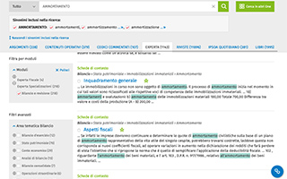 filtro area tematica